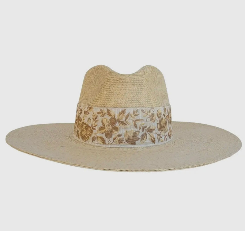 Clef Women's Western Wide Brim Straw Hat