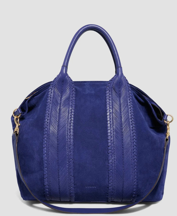 All For Love Convertible Top Zip Tote Dusk Suede