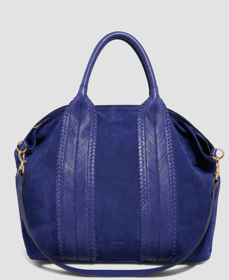 All For Love Convertible Top Zip Tote Dusk Suede