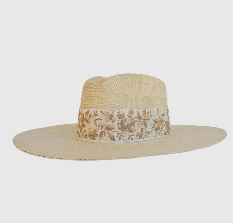 Clef Women's Western Wide Brim Straw Hat