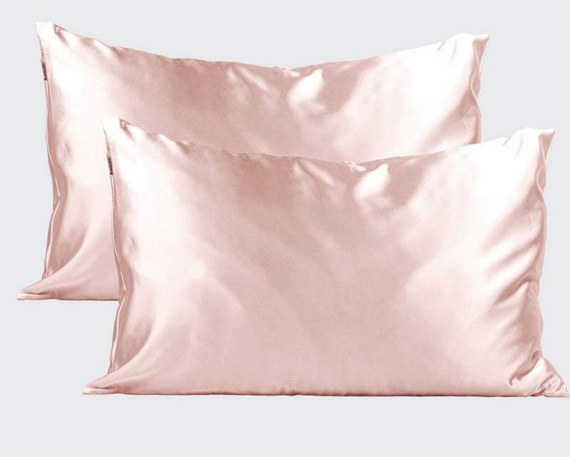 9364 satin pillowcase set blush