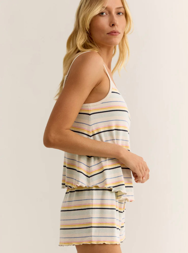 ZLT242386 Sunshine Days Stripe Tank