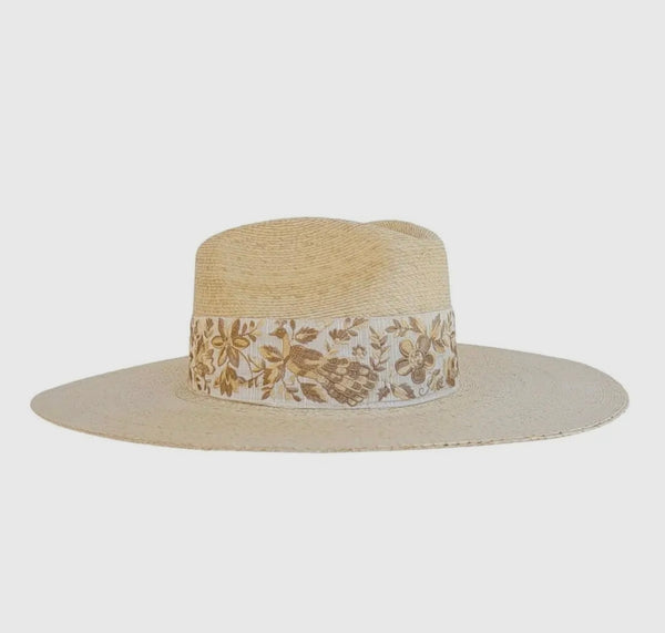 Clef Women's Western Wide Brim Straw Hat