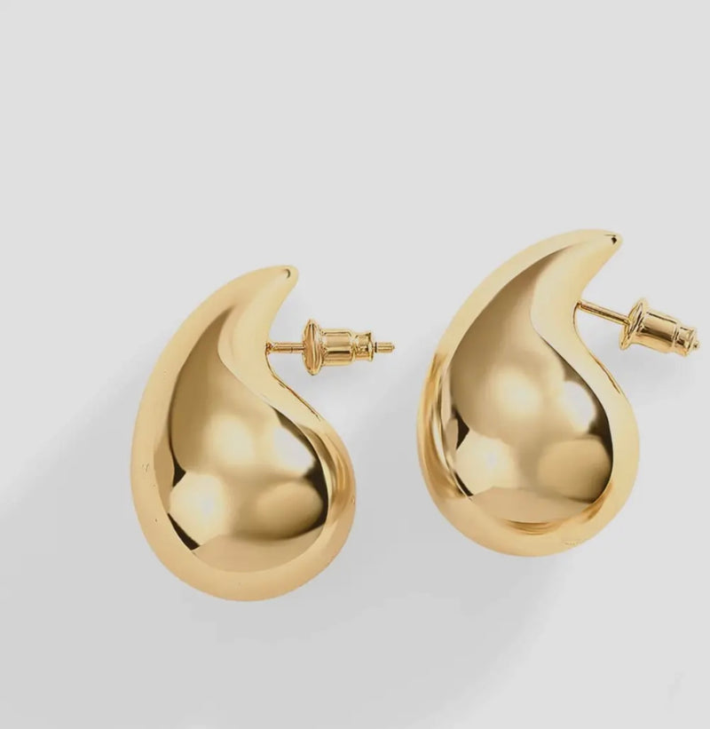 Teardrop Waterdrop Earrings 18k Gold Filled