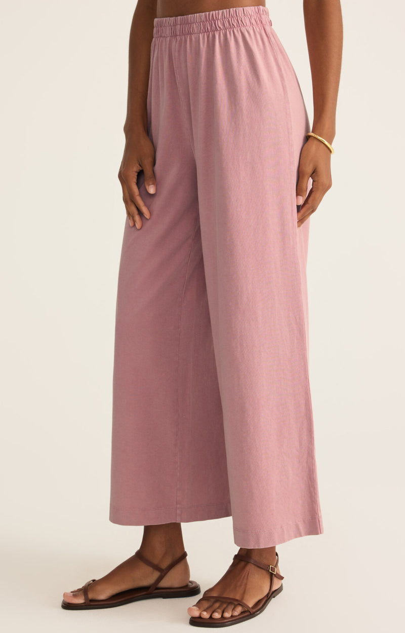 ZP212567 Scout Jersey Flare Pant- Pink Smoke