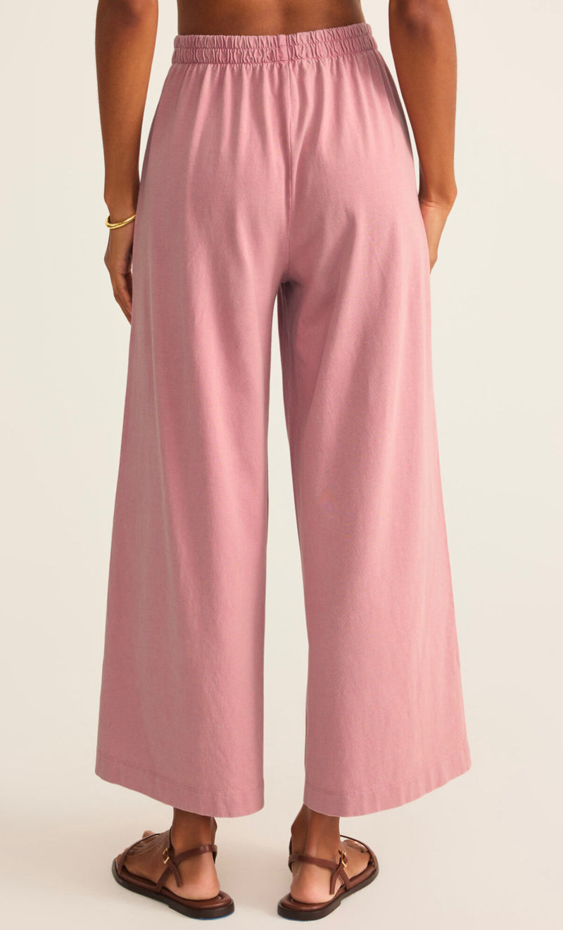 ZP212567 Scout Jersey Flare Pant- Pink Smoke