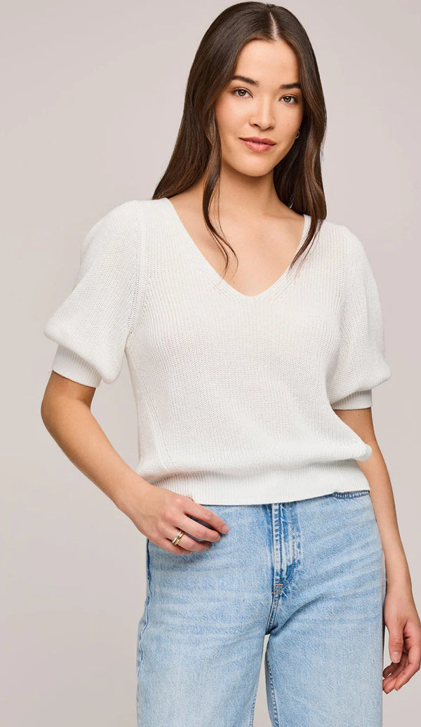 GF2502-3965 Phoebe Sweater- White