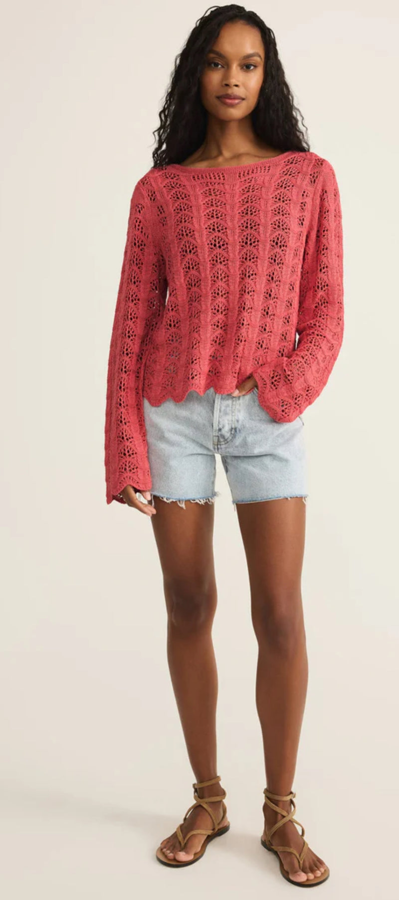 ZW252779 Azura Crochet Sweater