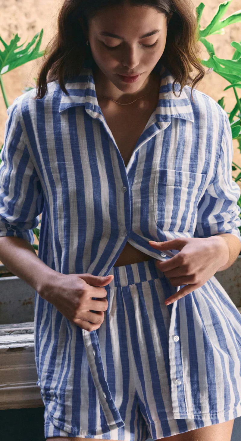 ZLT252577 Saturdays Stripe Shirt