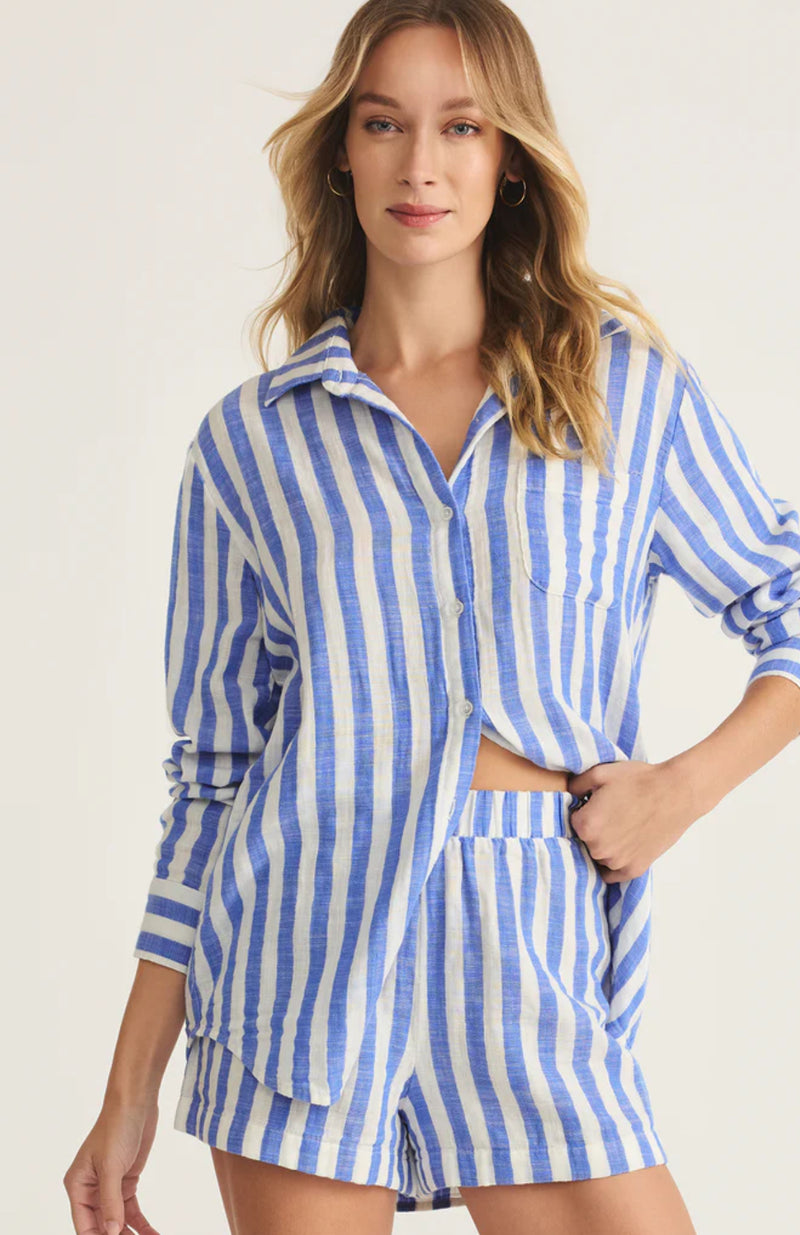 ZLT252577 Saturdays Stripe Shirt