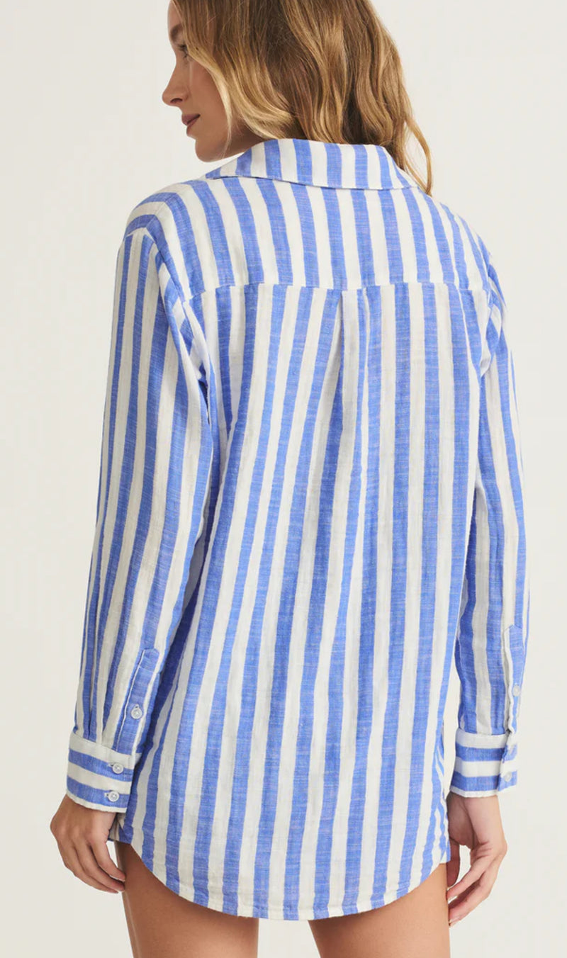 ZLT252577 Saturdays Stripe Shirt