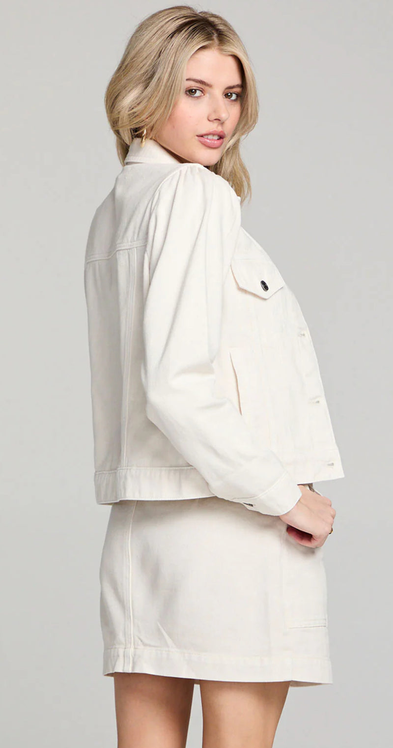 S2307- Hayland Denim Jacket - Salt