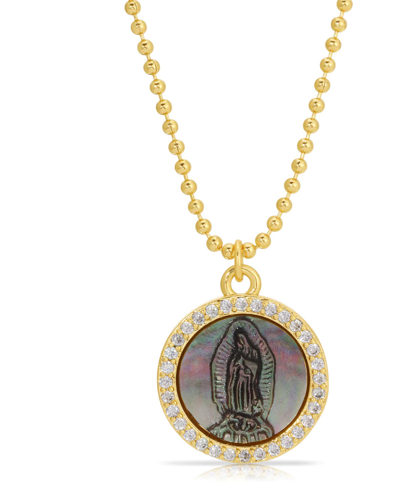 Petite Mother Mary Necklace