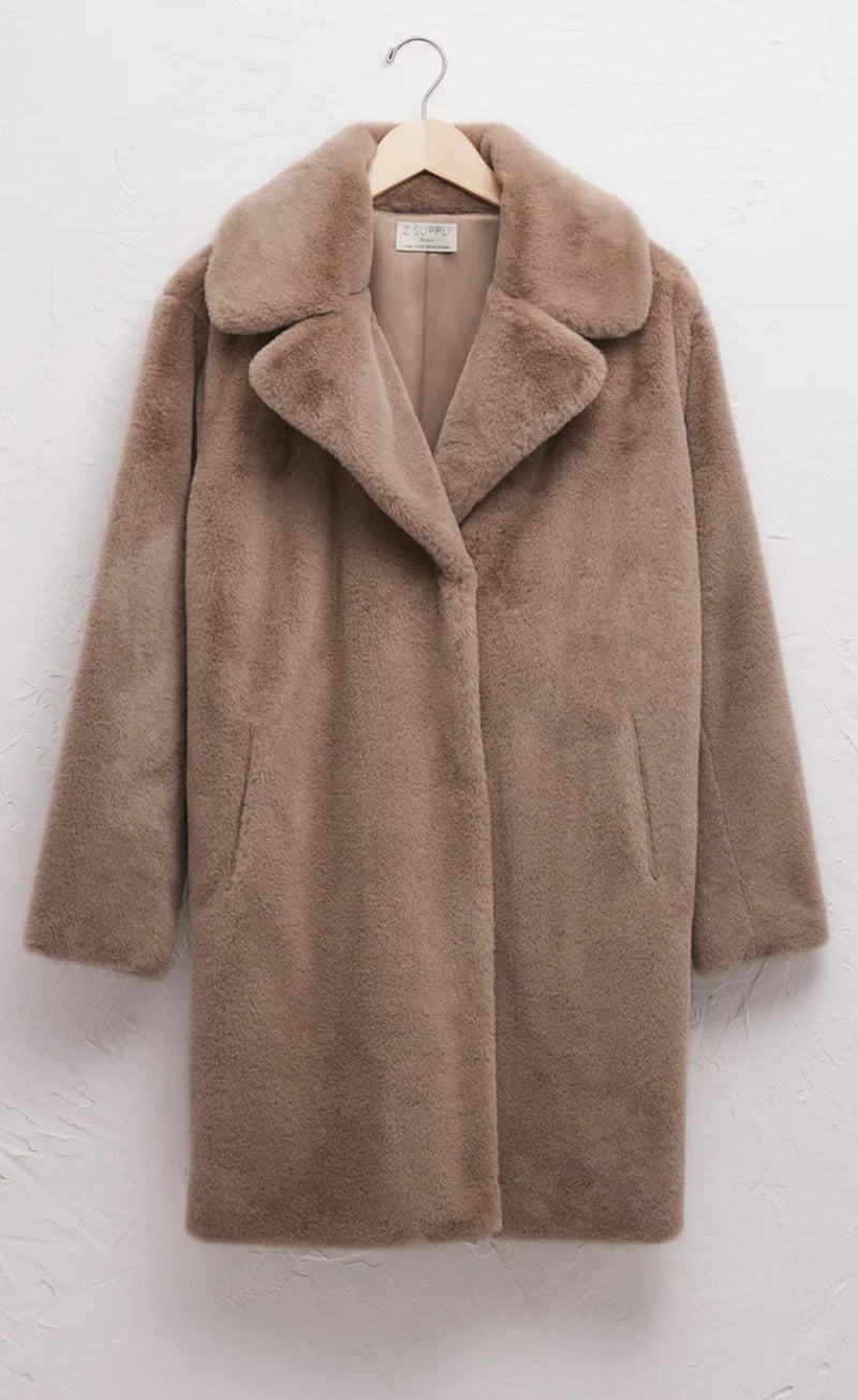ZJ234244 Jewel Fur Coat