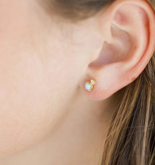CCE029 Turquoise Stud Earrings