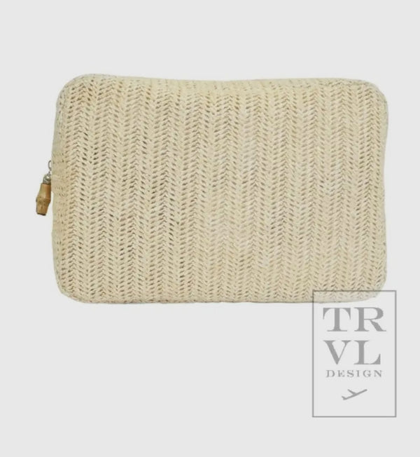 810138303 Straw Cosmetic Bag