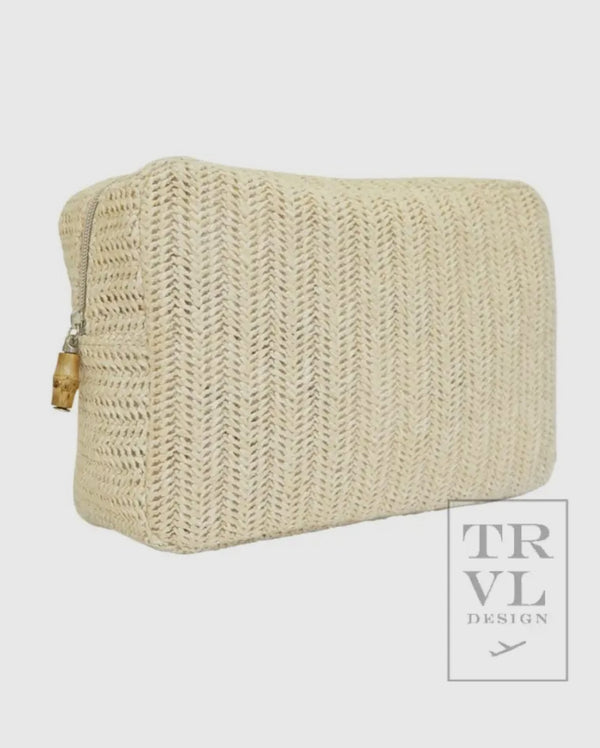 810138303 Straw Cosmetic Bag