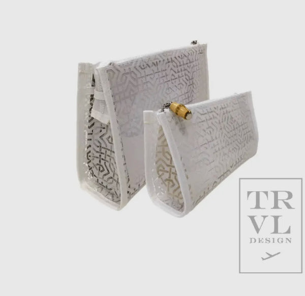 810138303-542 Lattice Small Cosmetic Bag (Copy)