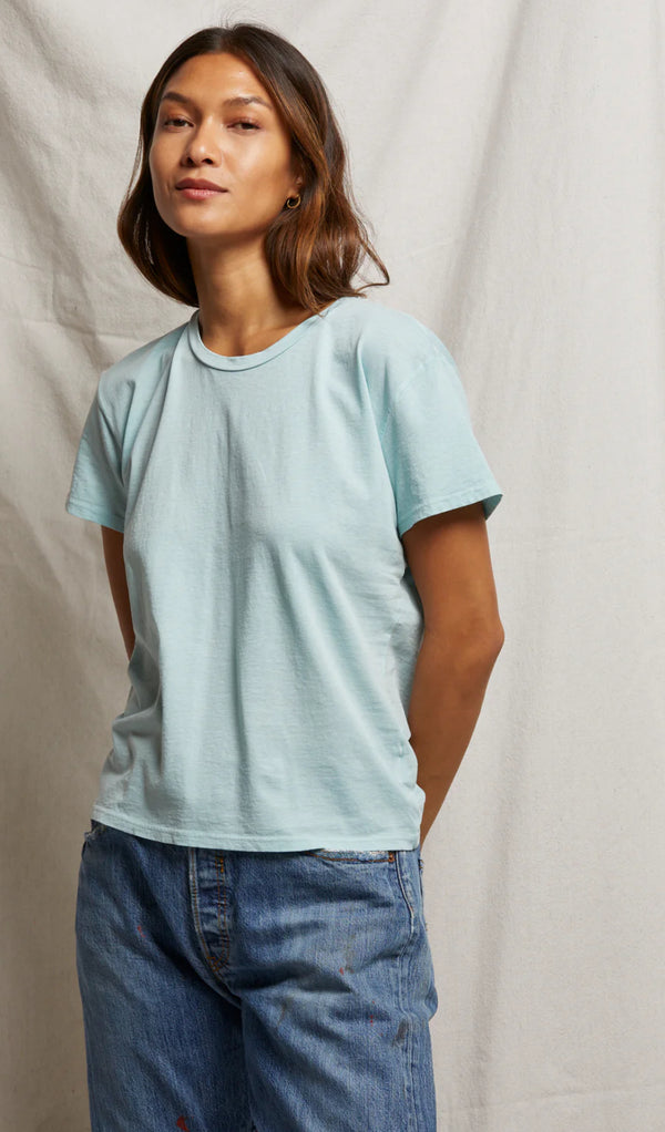 T68- Harley SS Boxy Tee/Iced Aqua