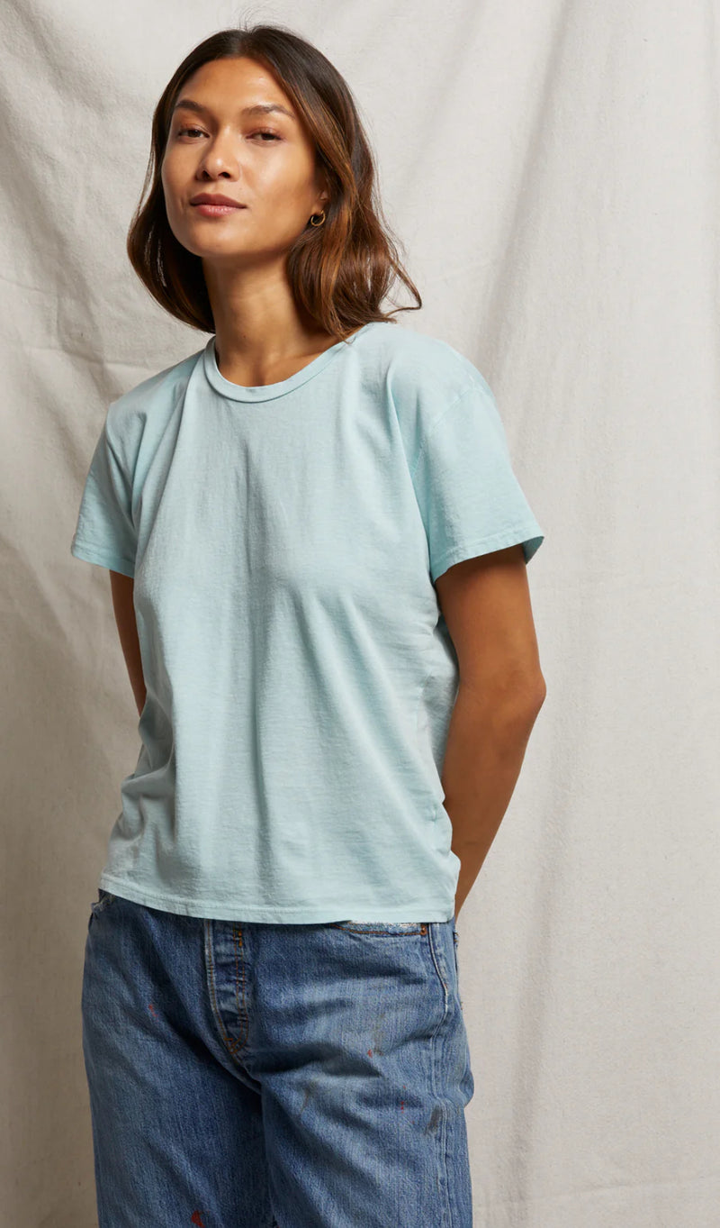 T68- Harley SS Boxy Tee/Iced Aqua