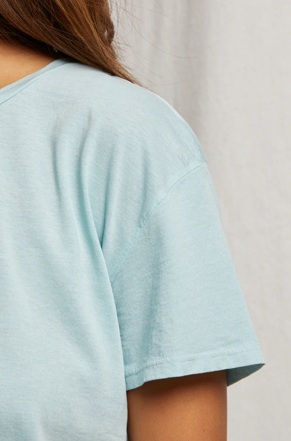 T68- Harley SS Boxy Tee/Iced Aqua