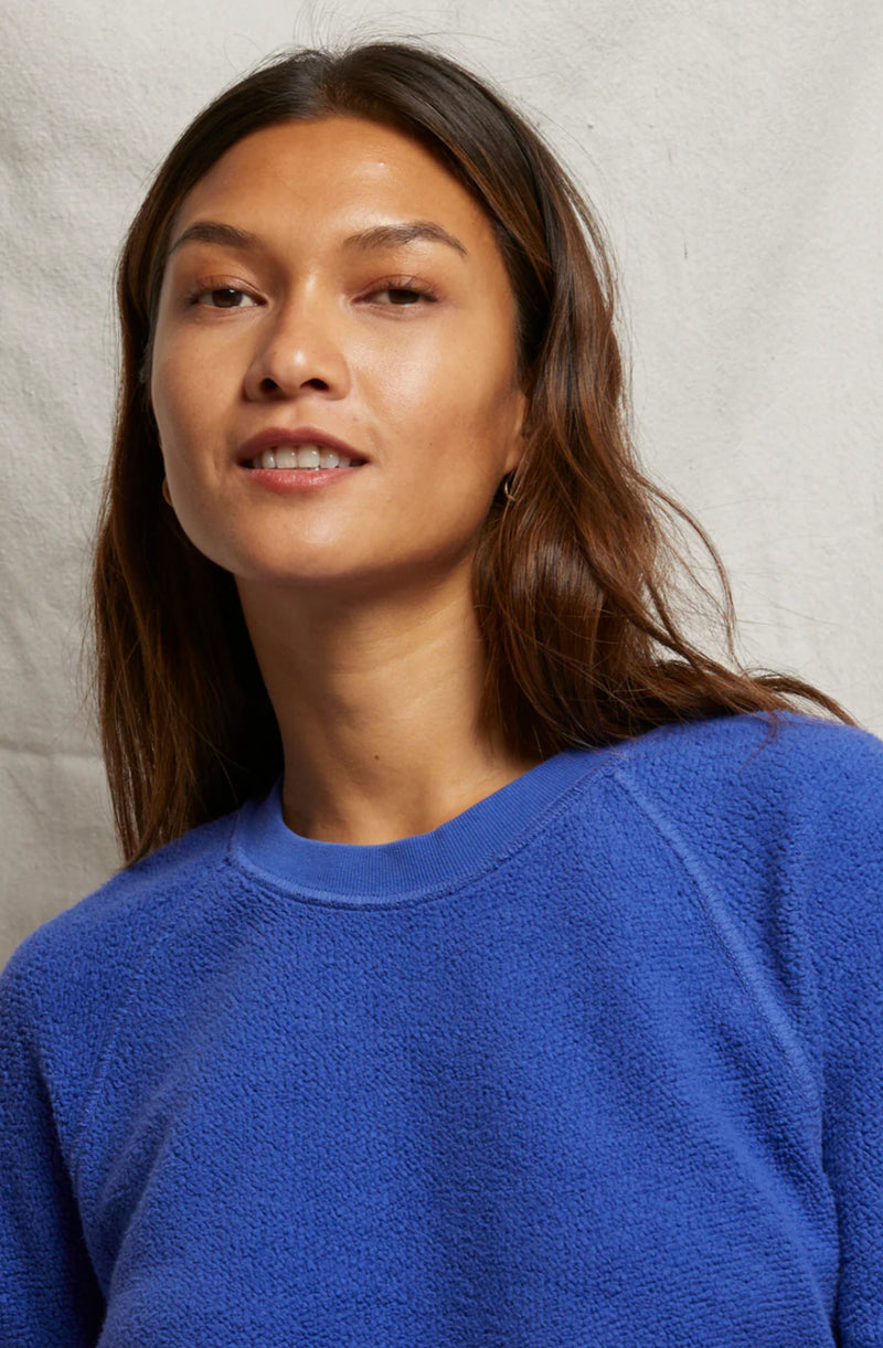 T94-Ziggy Reversible Fleece Sweatshirt/Violet Blue