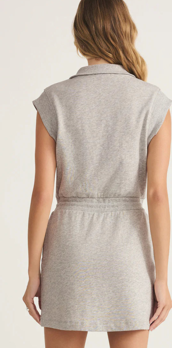 ZVD252603S - Club Dress- Varsity Heather Grey