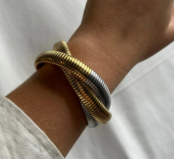 IN303SJD-2 infinity Multi Layered Bracelet