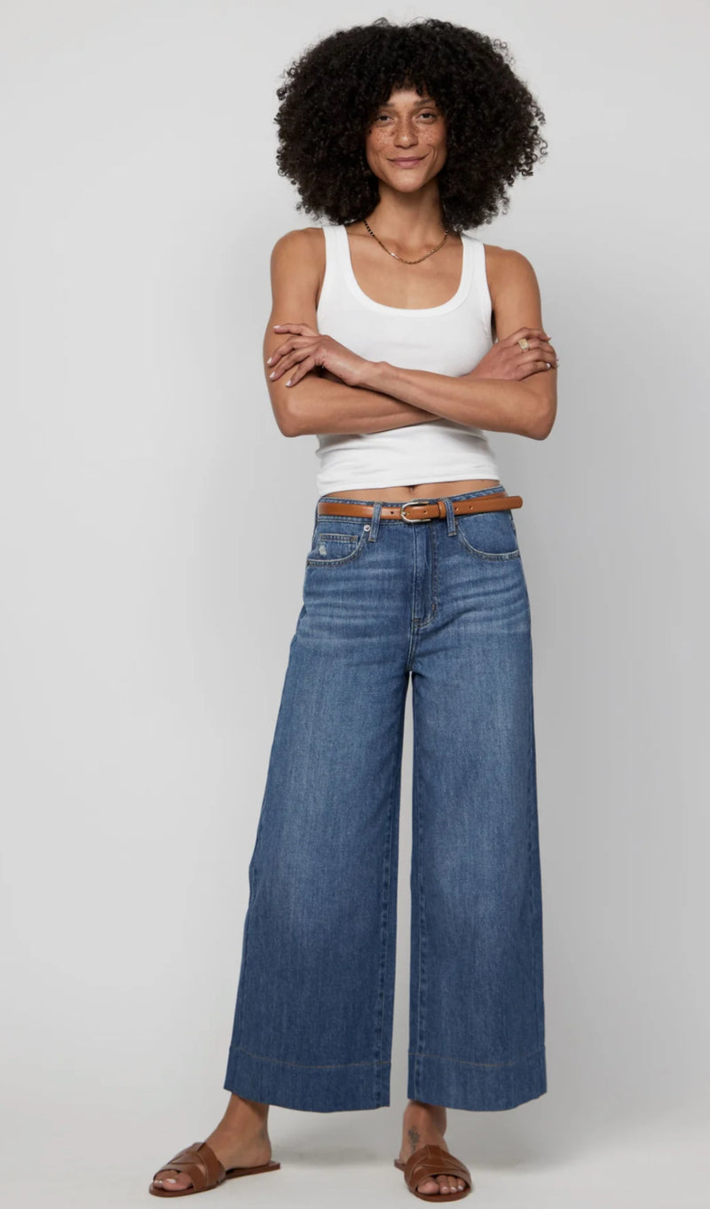 Oliver Logan Dakota HR Super Wide Crop Jean