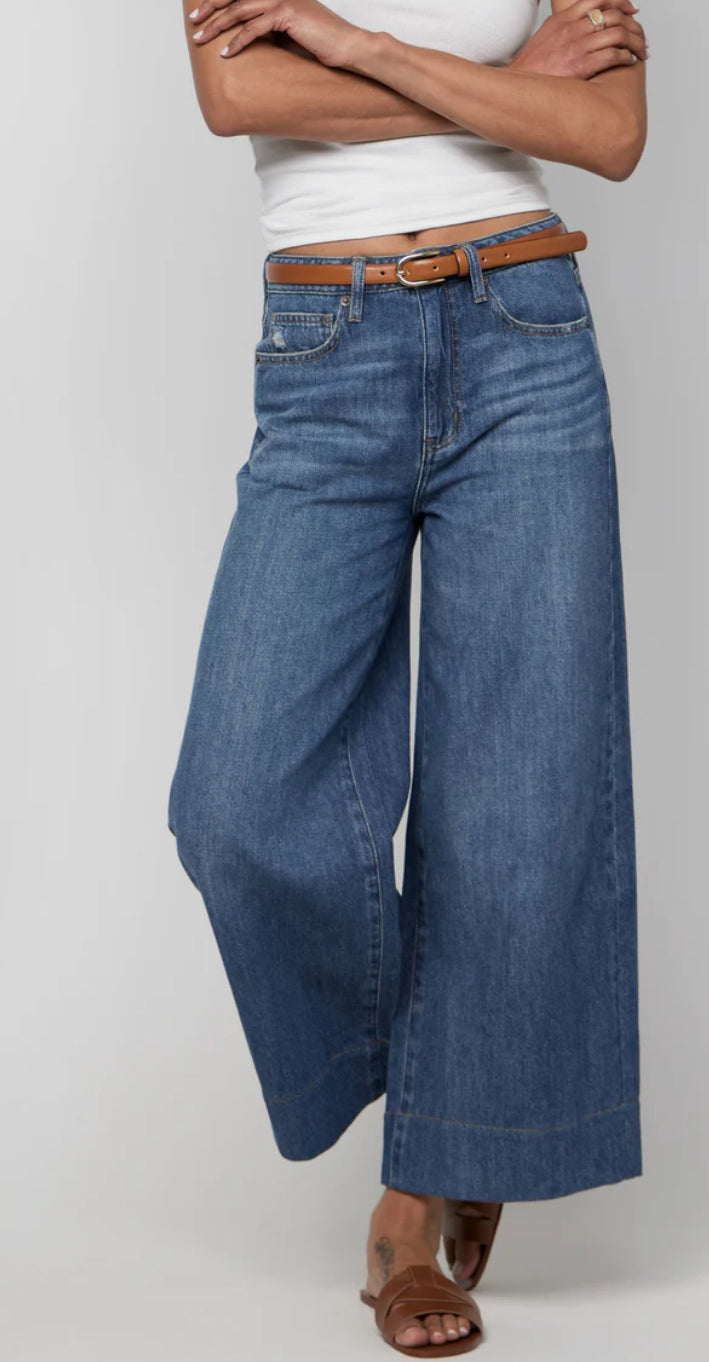 Oliver Logan Dakota HR Super Wide Crop Jean
