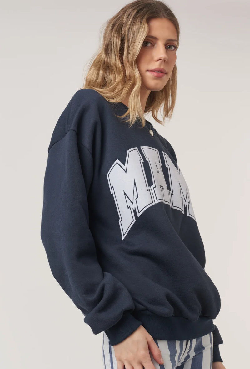 97957 Mama Flocked Sweatshirt