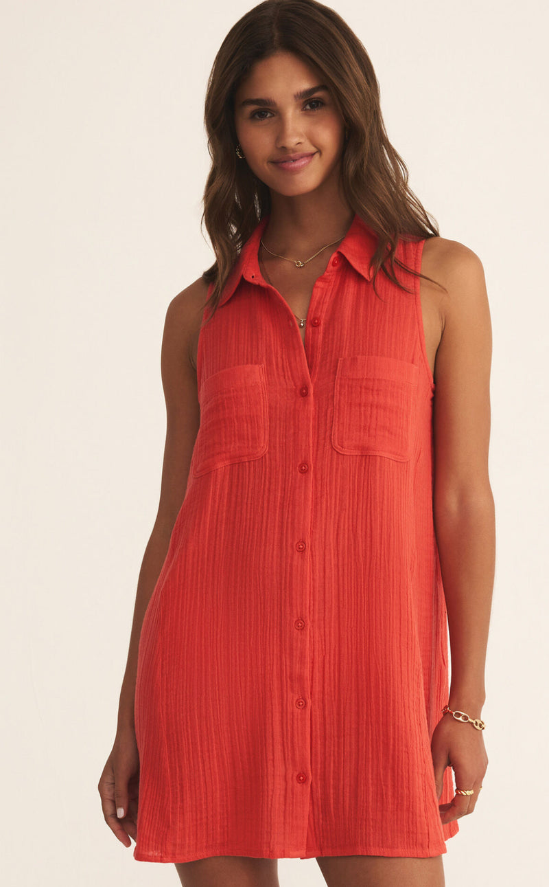 ZD252775 New Light Mini Gauze Dress