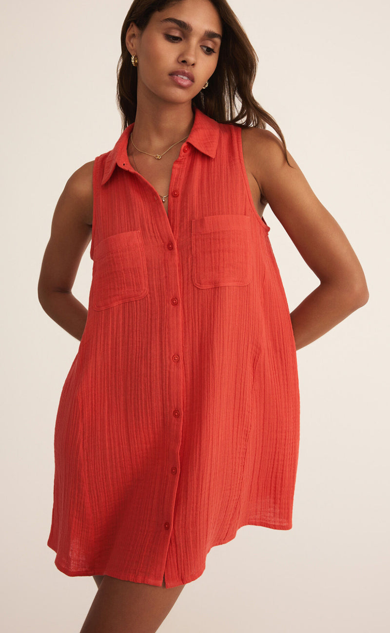 ZD252775 New Light Mini Gauze Dress