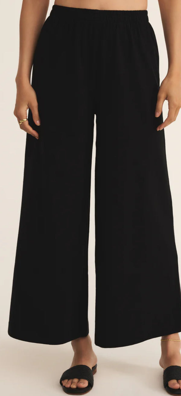 ZP212567 Scout Jersey Flare Pant - True Black