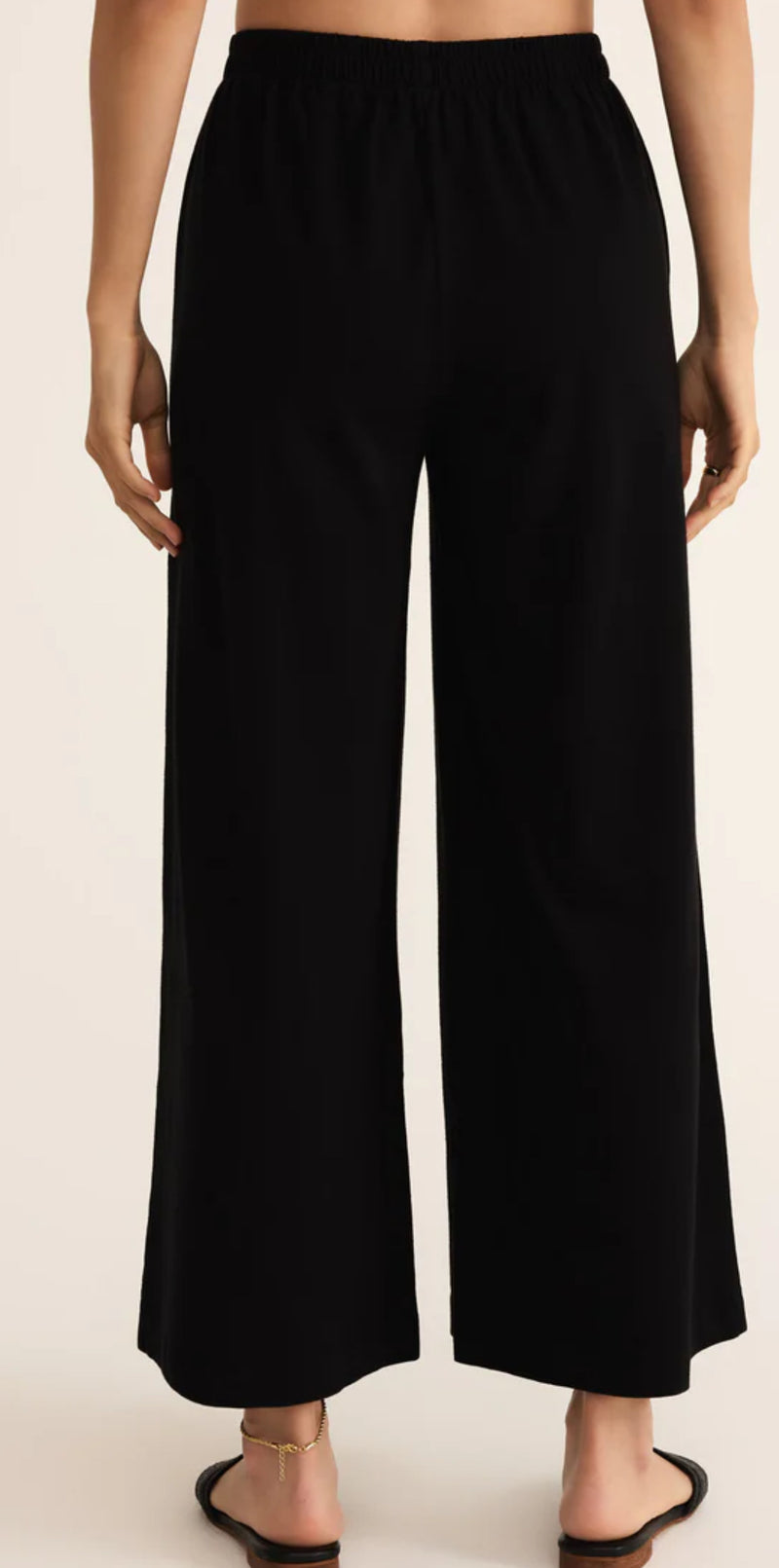 ZP212567 Scout Jersey Flare Pant - True Black