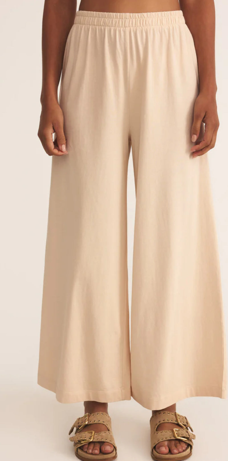ZP212567 Scout Jersey Flare Pant - Panna Cotta