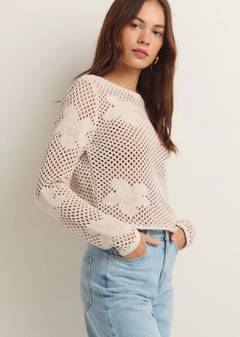 ZW241306 Blossom Floral Sweater