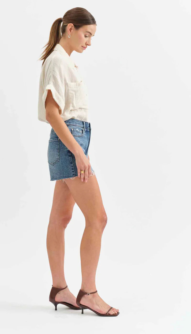 D00025001 Troublemaker Shorts- Heart Beat Vintage