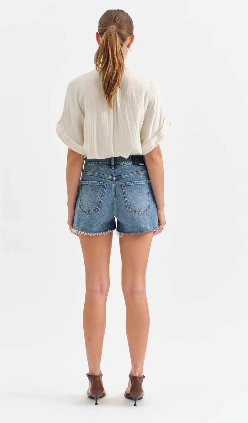 D00025001 Troublemaker Shorts- Heart Beat Vintage