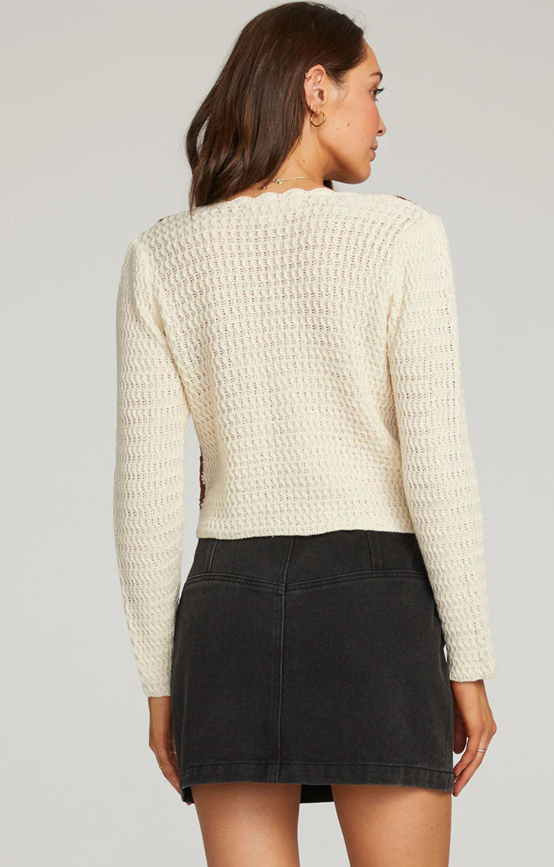 S2911 LS Crochet Sweater