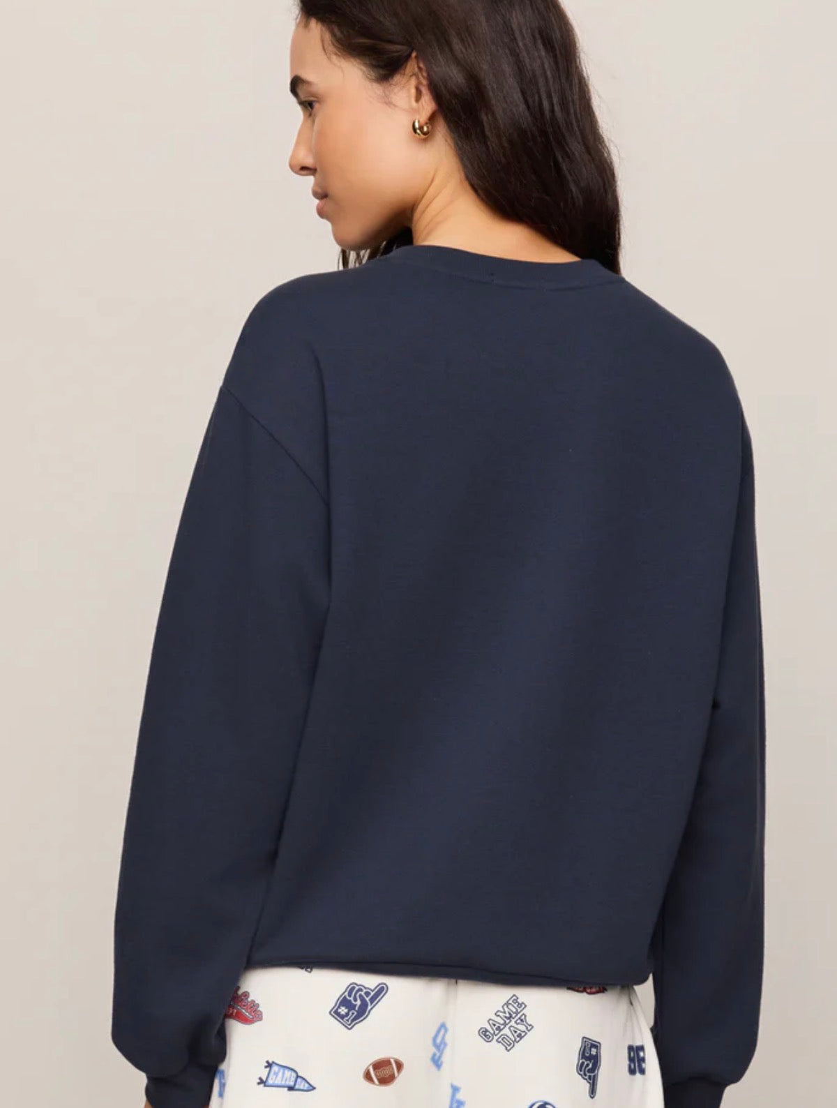 ZLT263509 Boyfriend Patch Sweatshirt