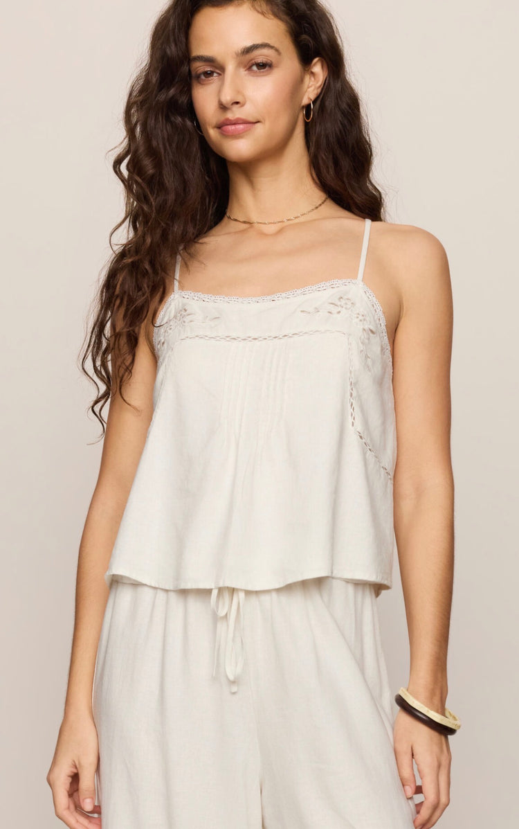 ZT263550 Lille Embroidered Tank