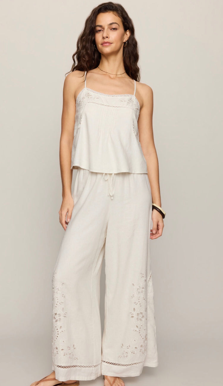 ZT263550 Lille Embroidered Tank