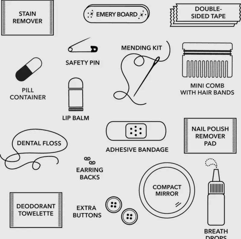 Metallic Mini Emergency Kit