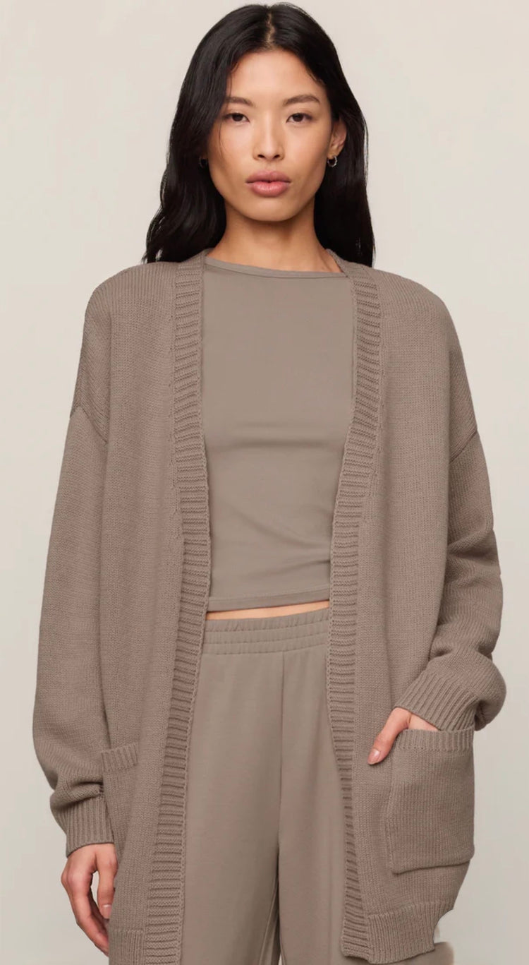 ZW263309 Sandborn Cardigan - Wild Mushroom