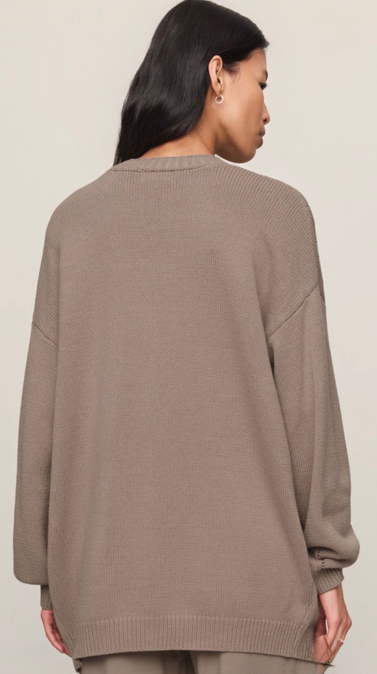 ZW263309 Sandborn Cardigan - Wild Mushroom