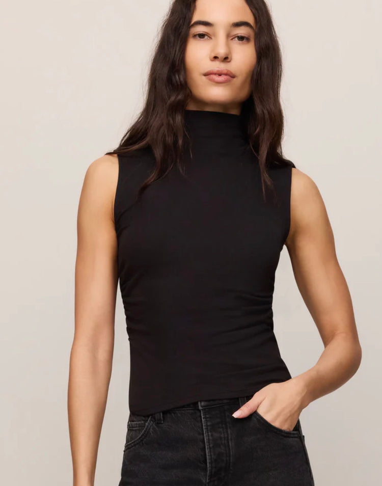 ZT263433 Silva High Neck Tank -Black
