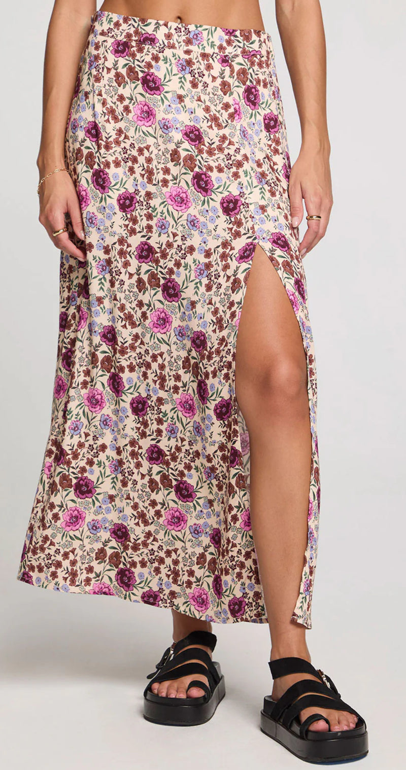 S3663-W689 Narissa Skirt- Multi Floral