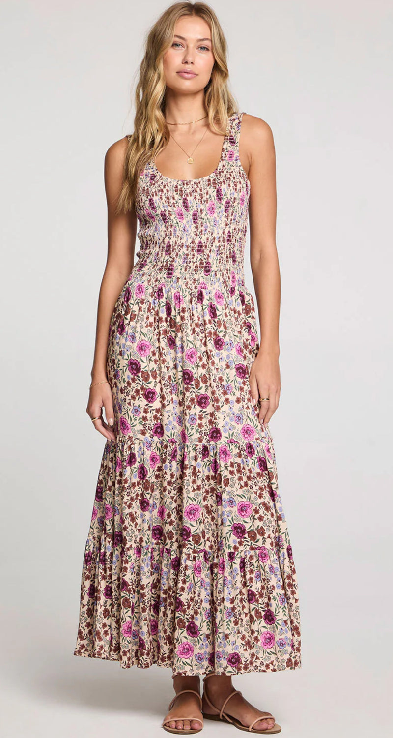 S3663-W689 Caelin Dress- Multi Floral