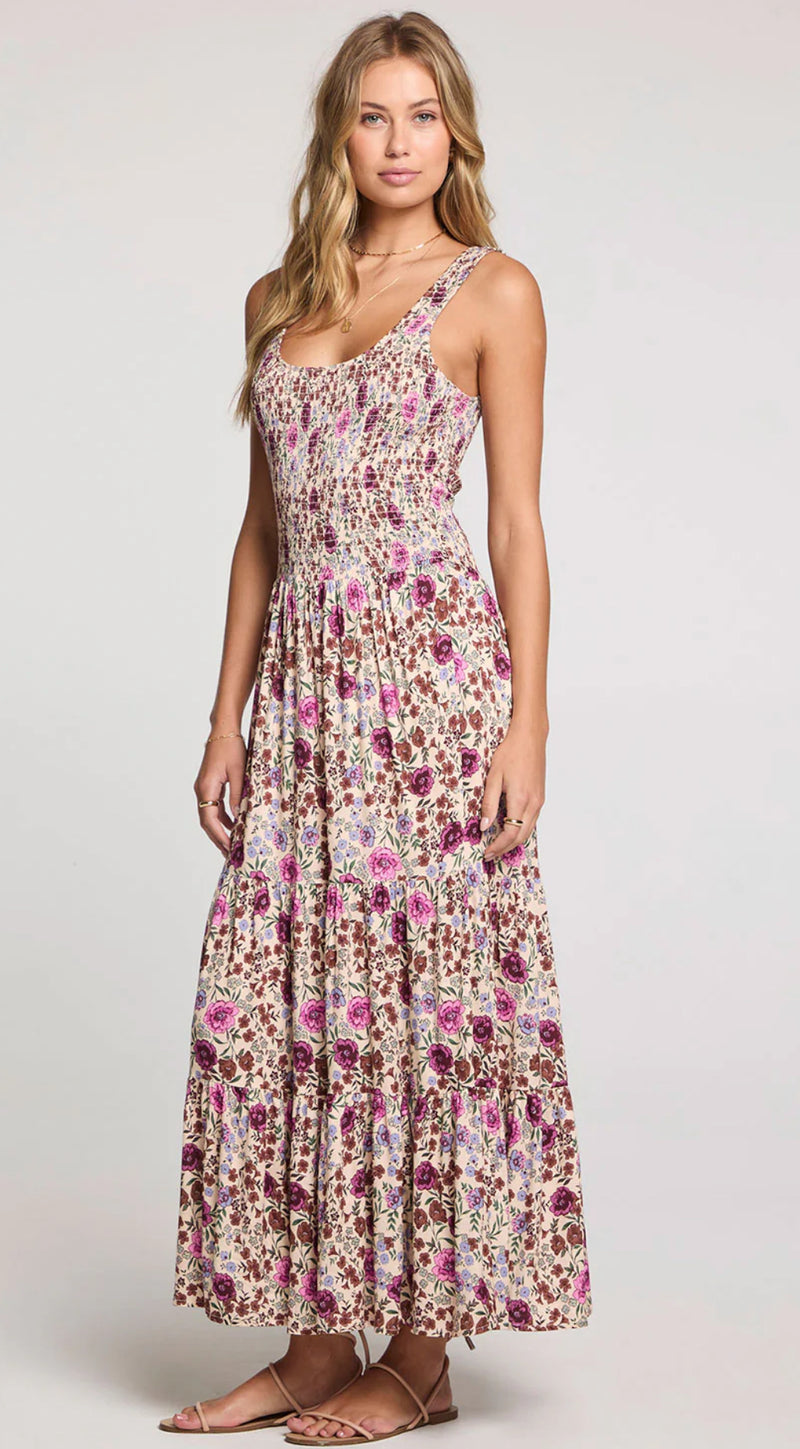 S3663-W689 Caelin Dress- Multi Floral